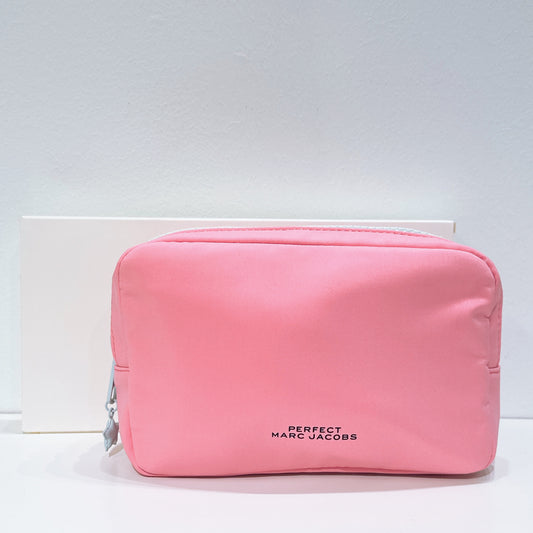 Marc Jacobs pink cosmetic bag
