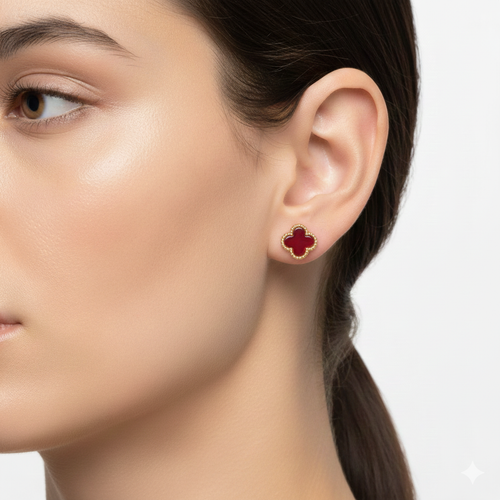 4-Clover Stud Earrings