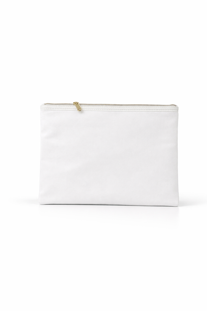 Dior J'adore white makeup bag