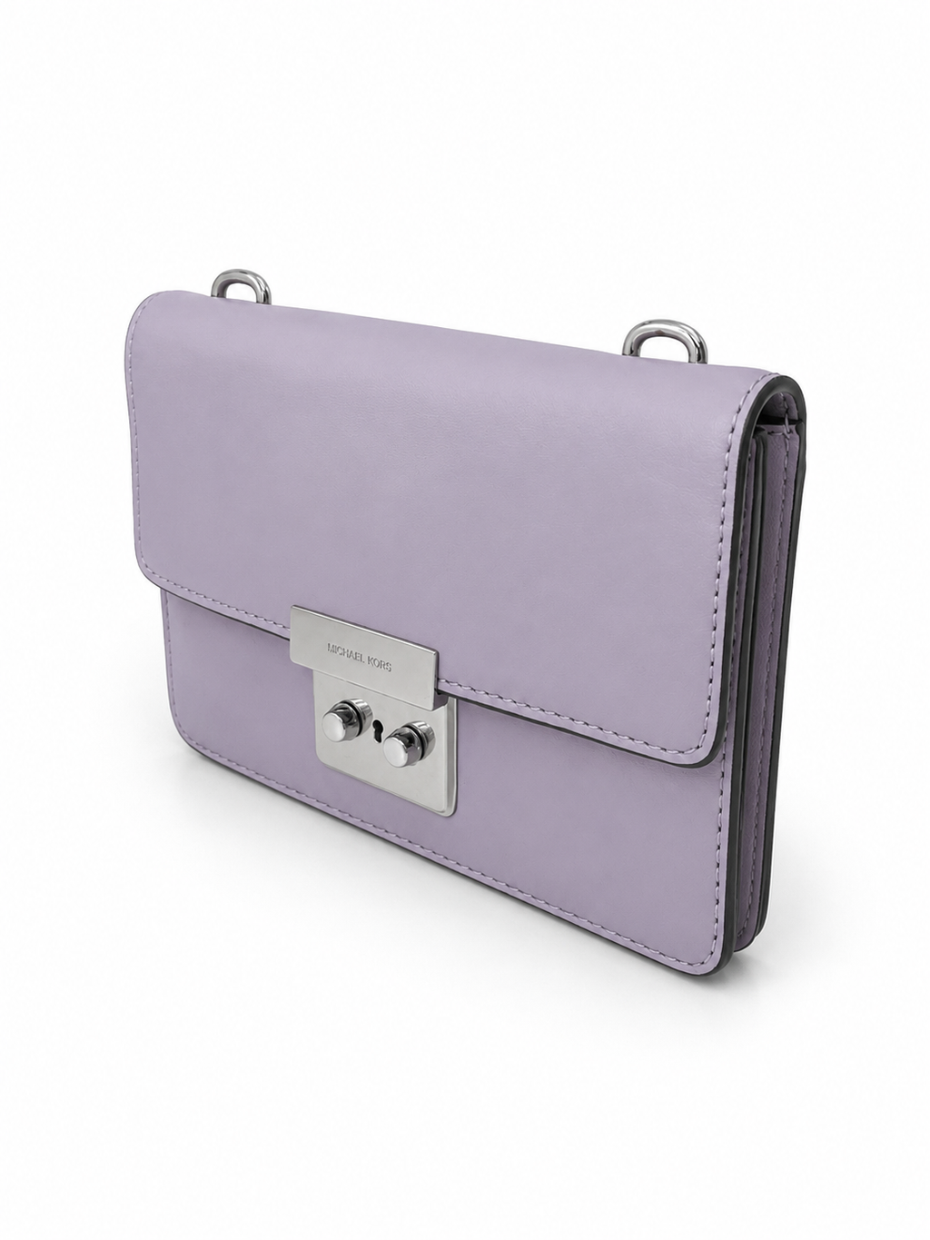Michael Kors Sloan Flap Small Gusset Leather Crossbody in Lilac