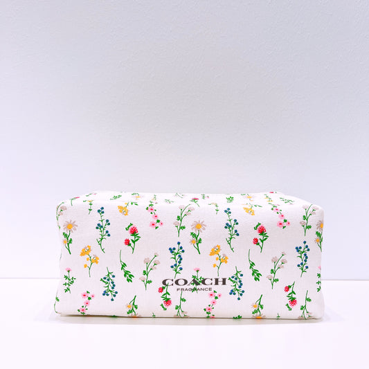 Coach Fragrance Floral Cosmetics Bag