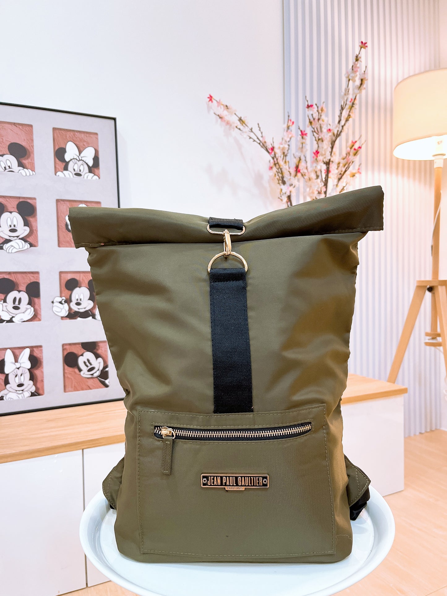 Jean Paul Gaultier' roll-out backpack