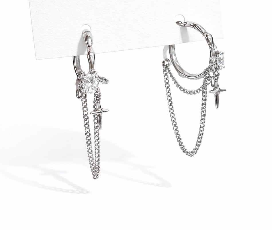 Cross/Starlight Pendant Earrings