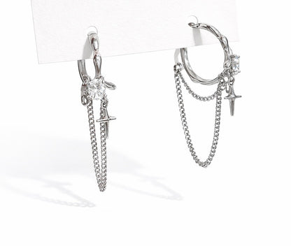 Cross/Starlight Pendant Earrings