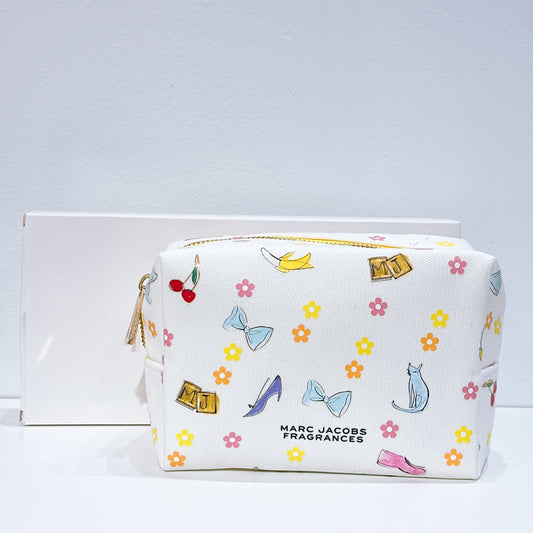 Marc Jacobs printed cosmetic bag