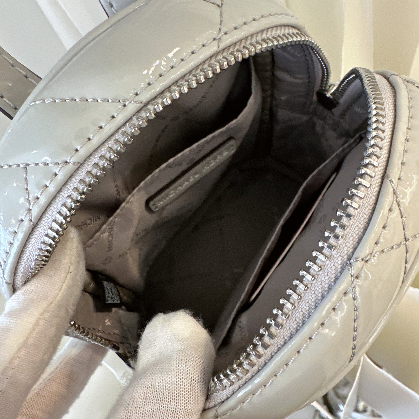 Michael Kors Mini Patent Leather Backpack