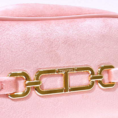 Tom Ford Dusty Pink Cosmetic Bag Velvet With Strap