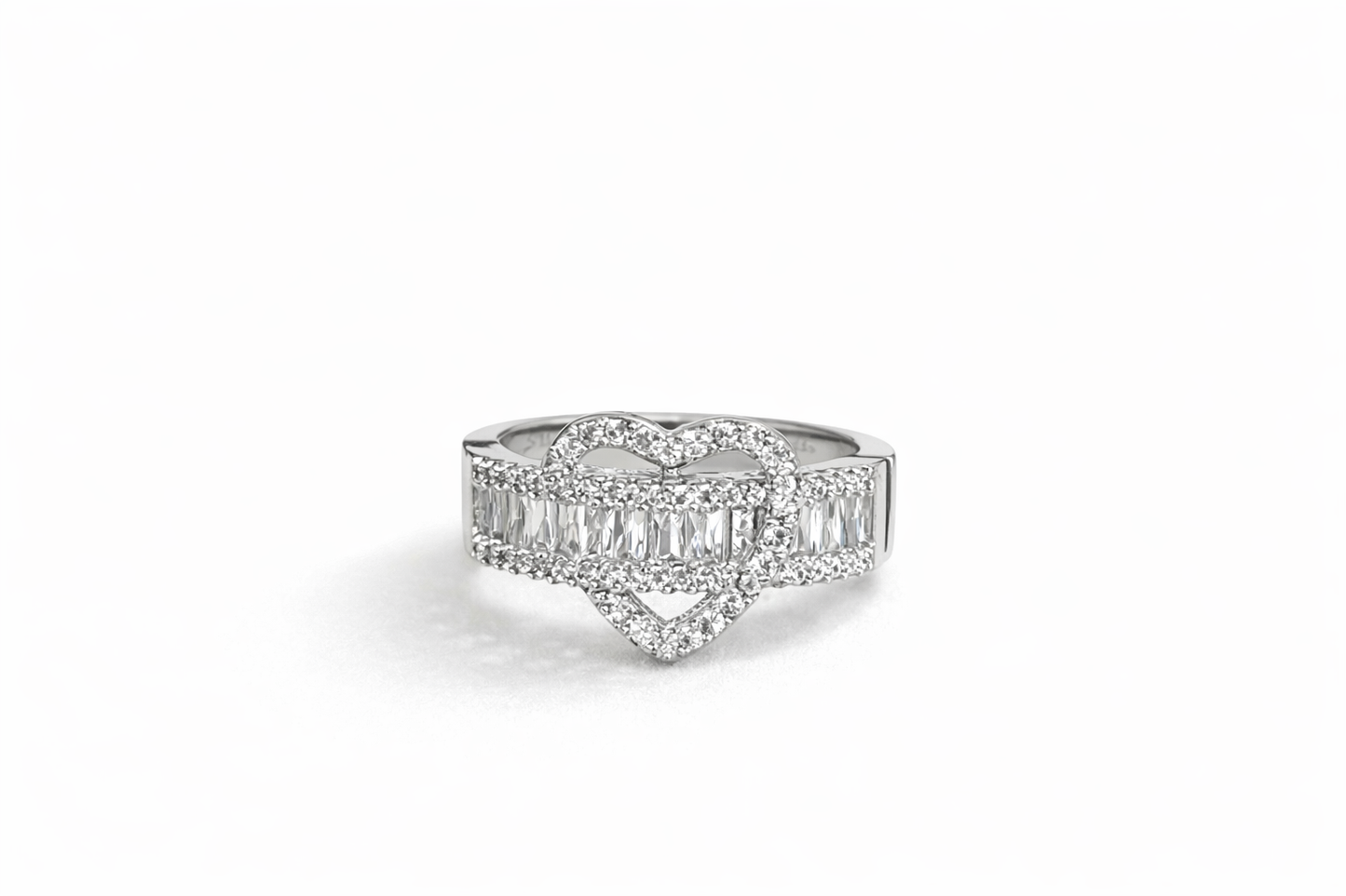 Heart-shaped ring