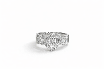 Heart-shaped ring