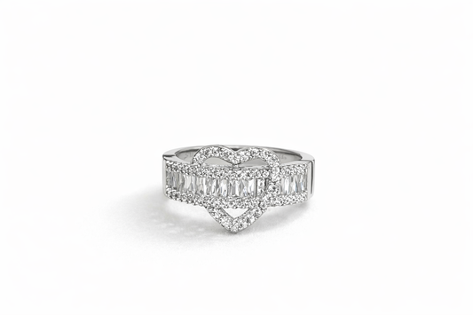 Heart-shaped ring