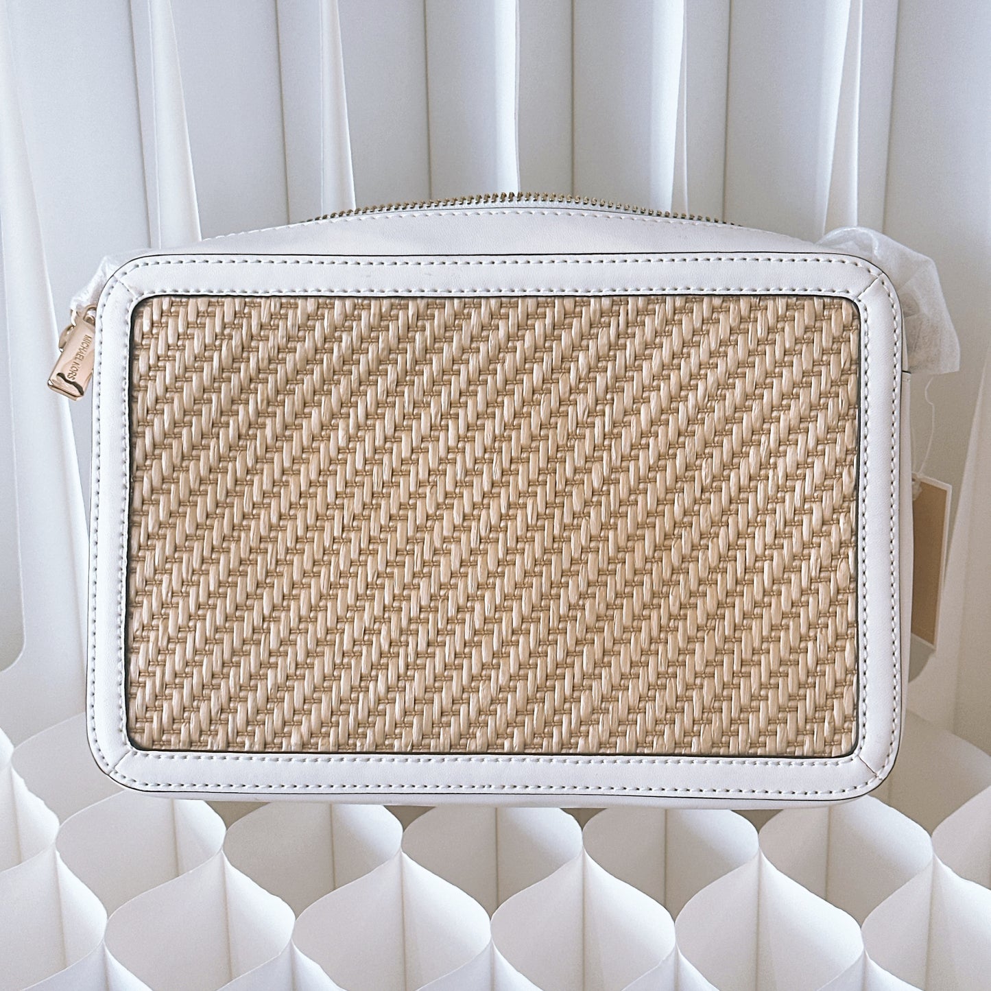 Michael Kors  Straw Python Capsule Large EW Crossbody