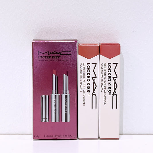 MAC Locked Kiss 24HR Lipstick 2x1g
