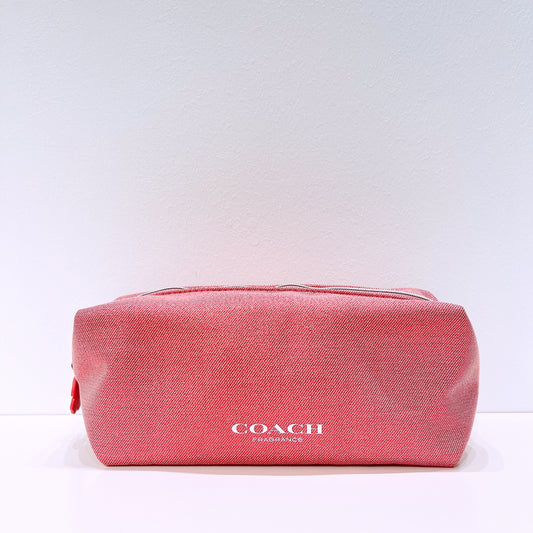 Coach Fragrance Pink Shimmer Cosmetic Bag