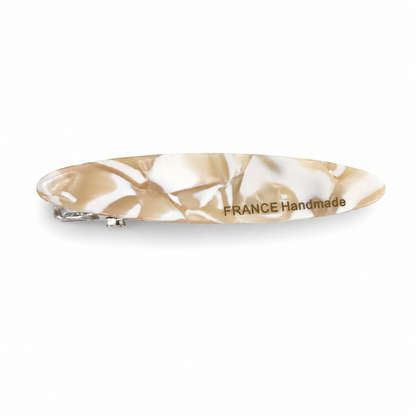 French Acetate Hollow Oval Hair Clips