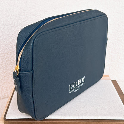 Carolina Herrera (CH) Bad Boy Navy Blue Toiletry Bag 💕