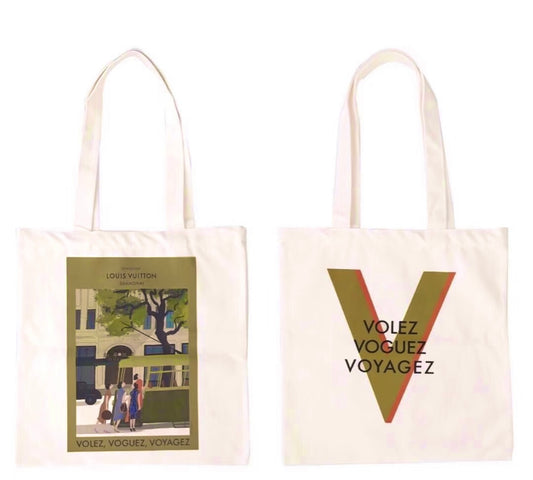 Louis Vuitton Volez Voguez Voyagez Shanghai Exhibition Tote
