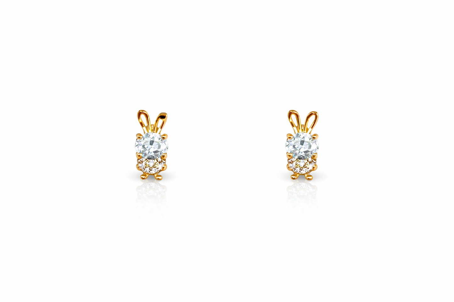 Rabbit-shaped earrings