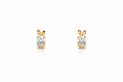 Rabbit-shaped earrings