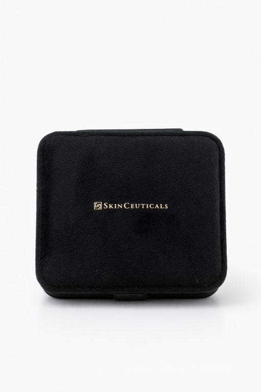Skin Ceuticals Black velvet mini jewellery box