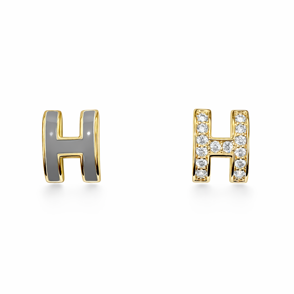 Mini Pop H earrings