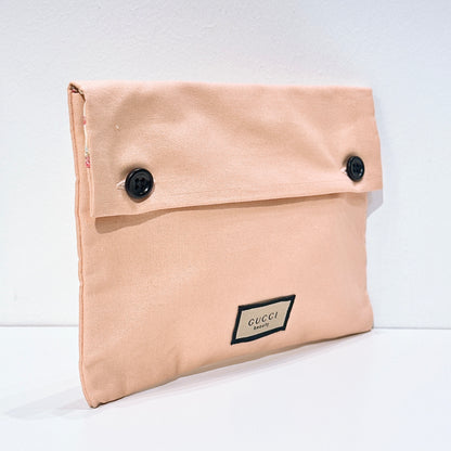 Gucci Beauty pink cosmetic bag