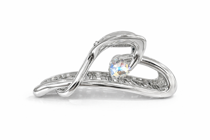 Silver Metal Shark clip
