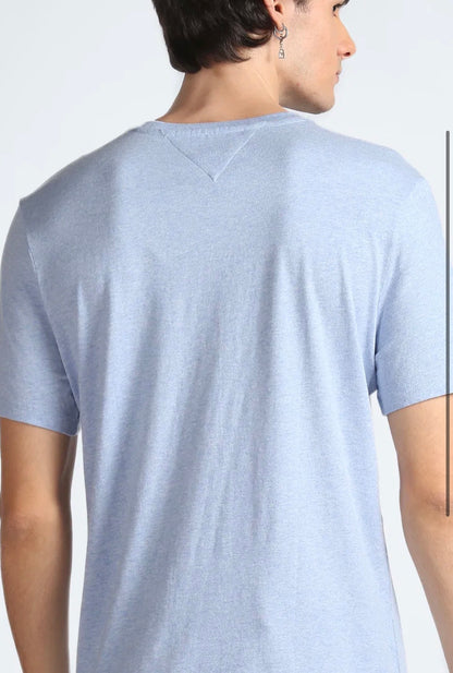 Tommy Hilfiger Cotton Short Sleeves Round Neck T-shirt Blue