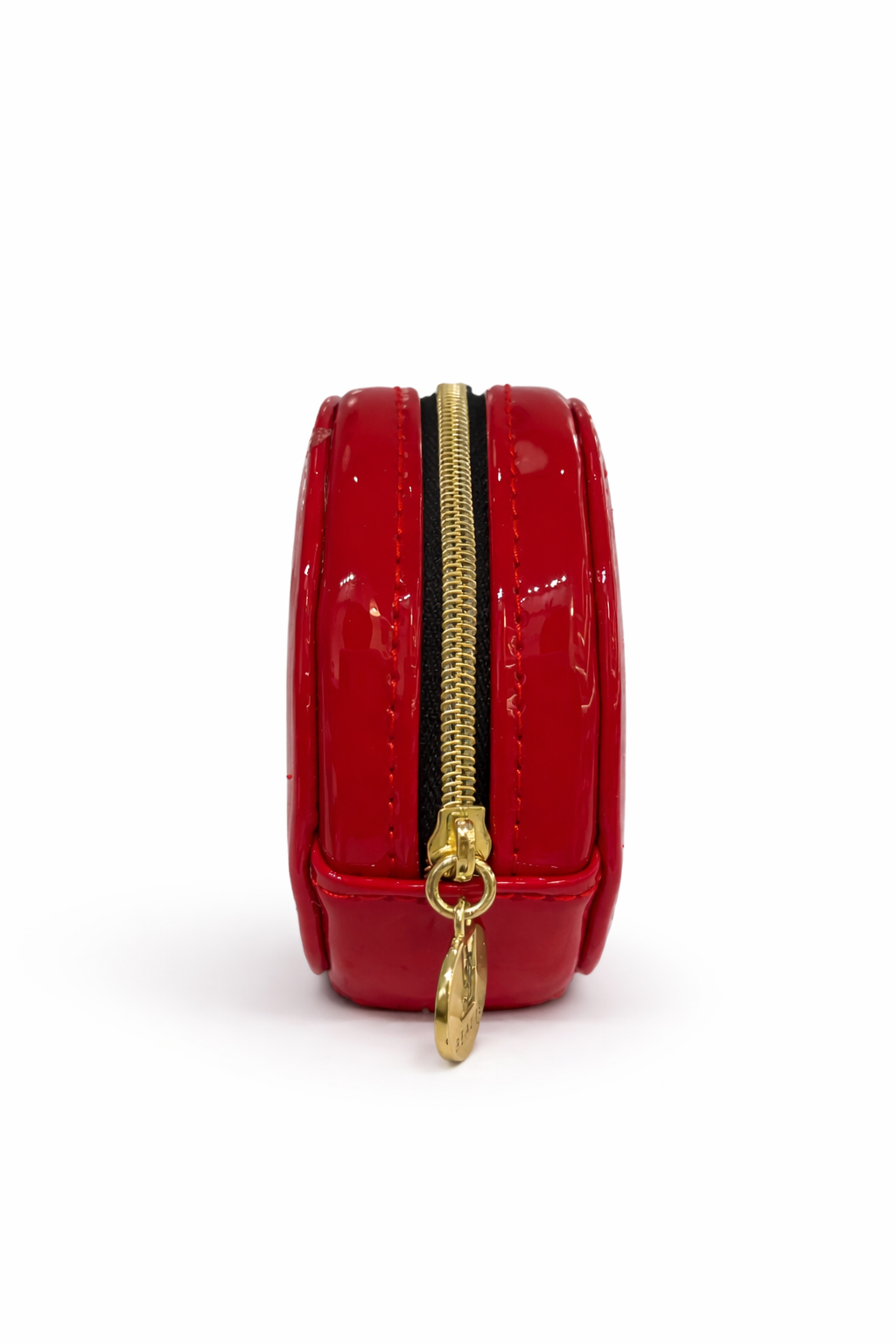 Ysl Patent Leather Small Round Coin Purse