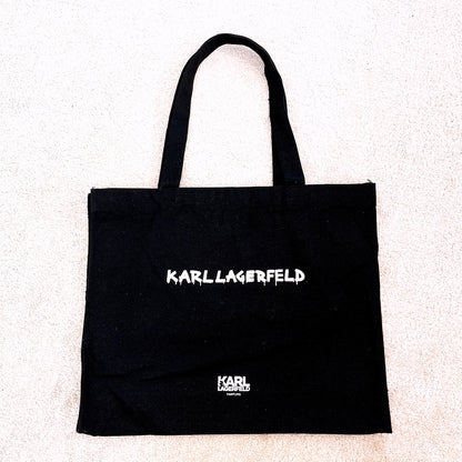Karllagerfeld Parfums Black Canvas Tote
