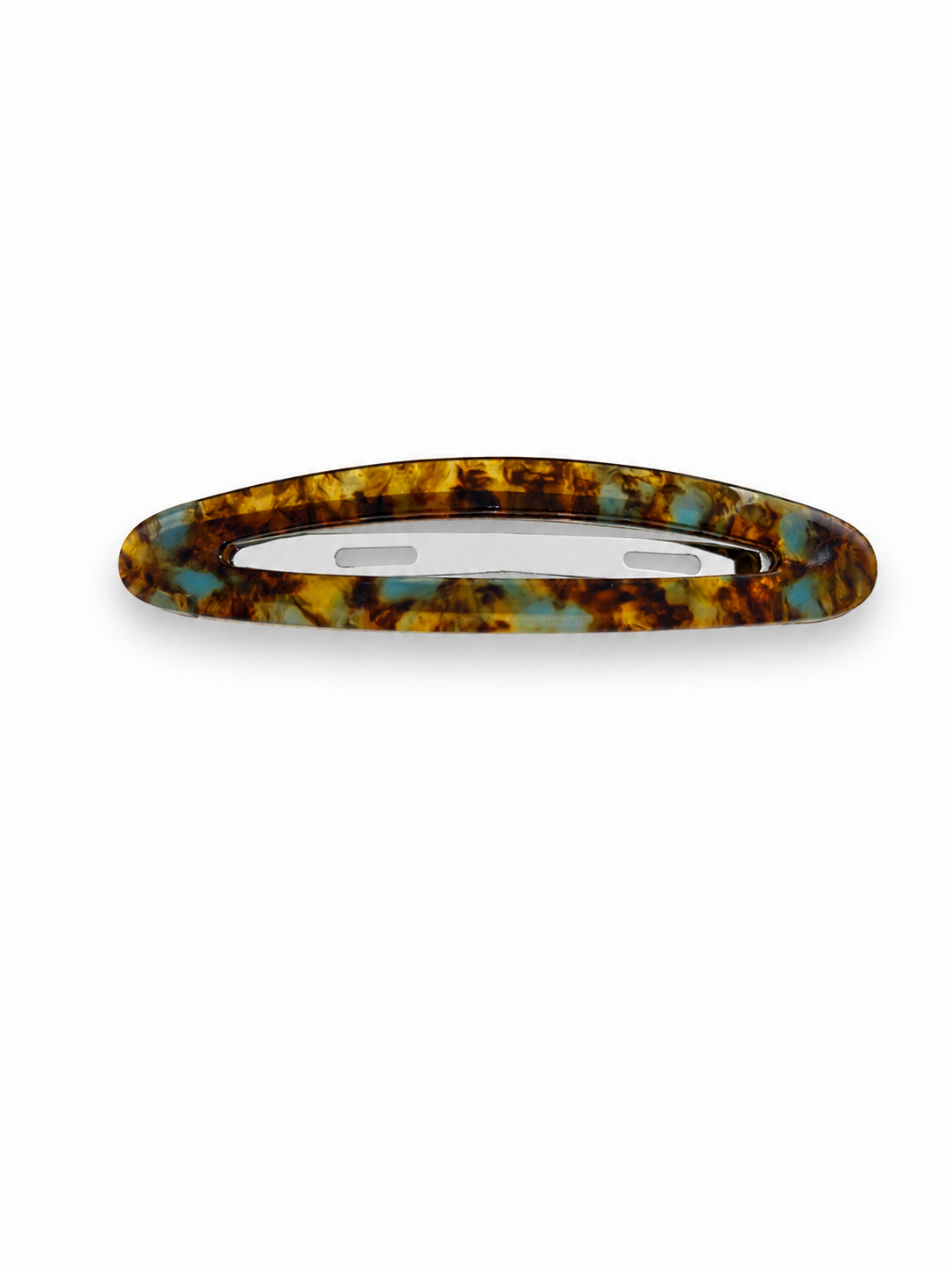 French Multicolor Snap Hair Clip