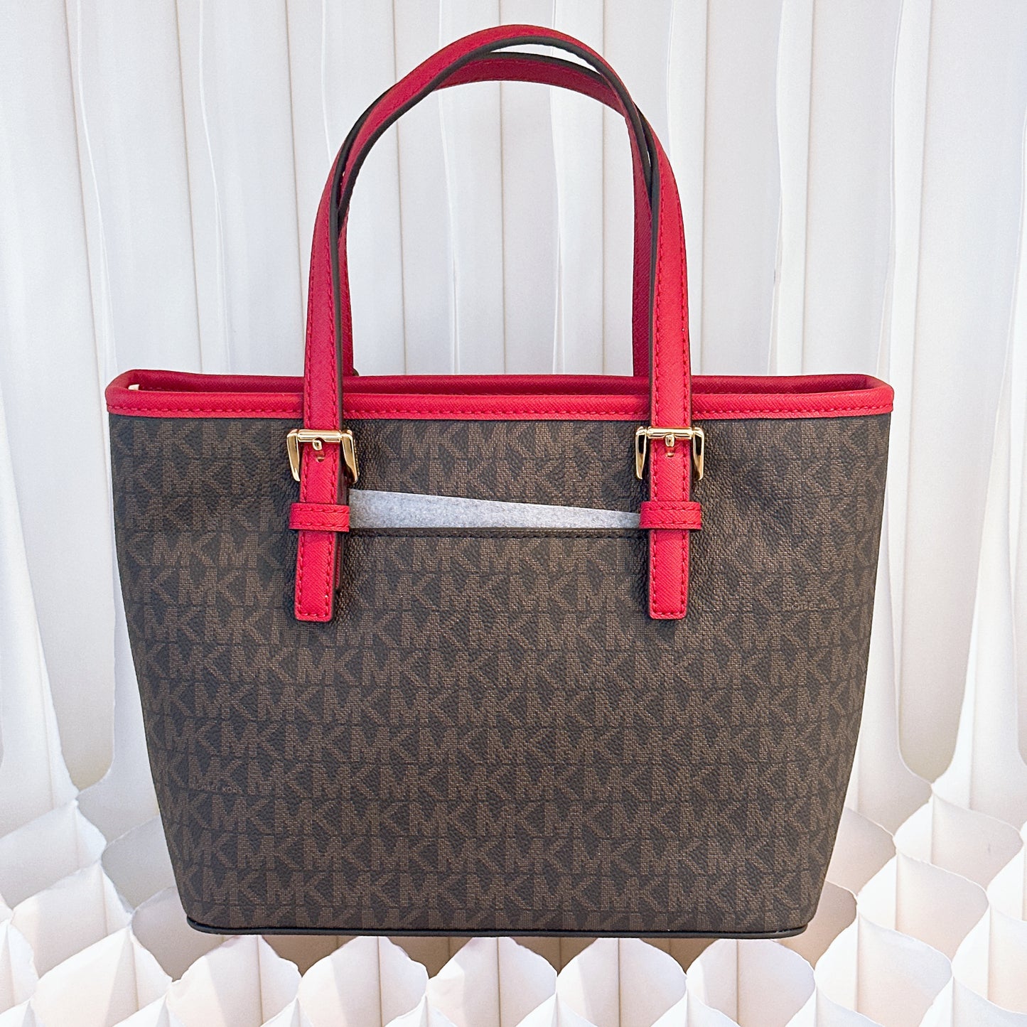 Michael Kors Jet Set Travel Women's
Tote - Brown/ Flame