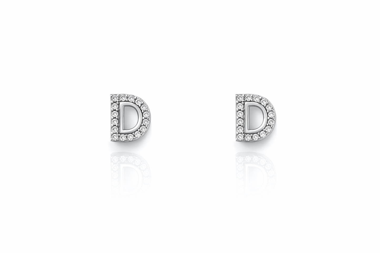 D" earrings