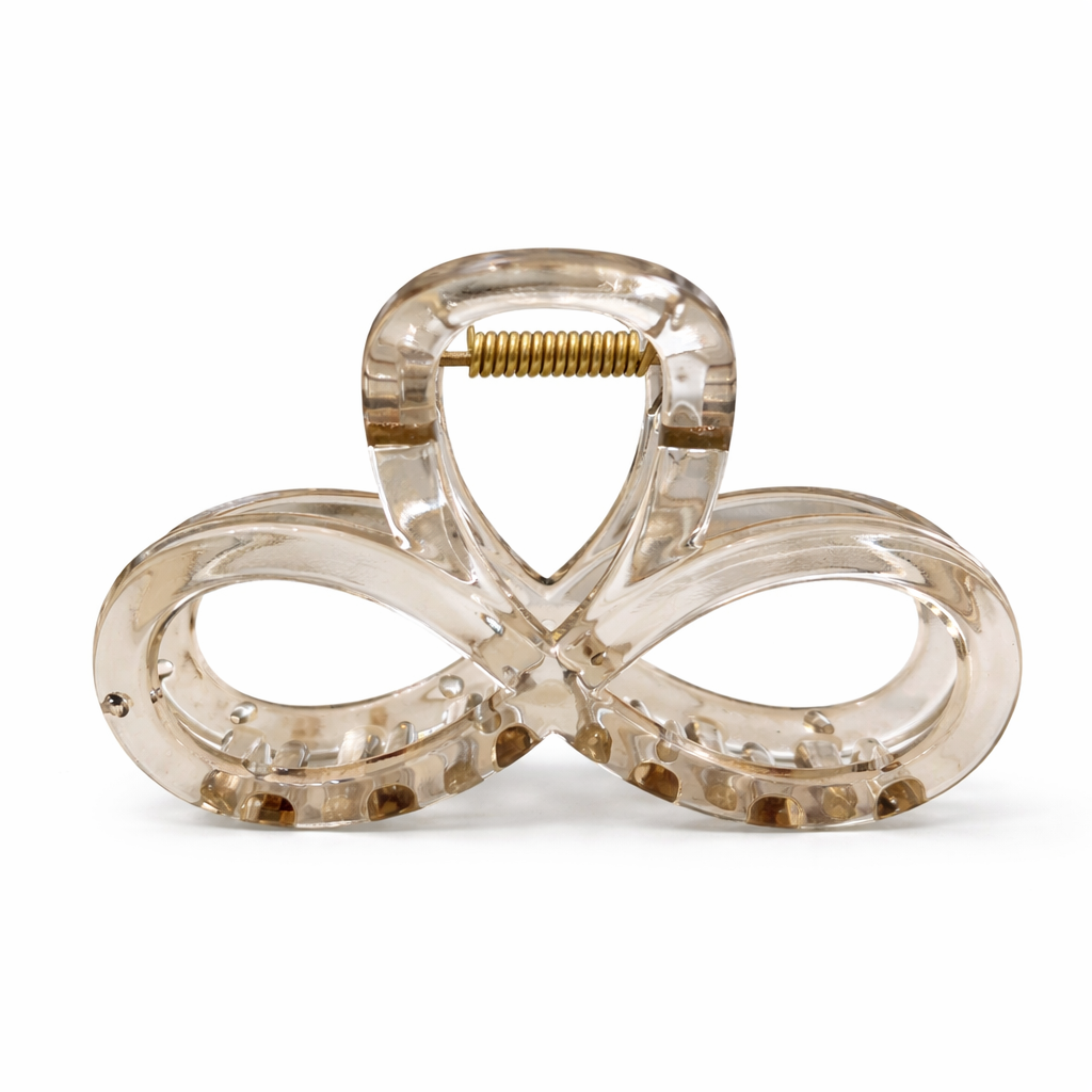 Infinity Bow Hair Claw Clip