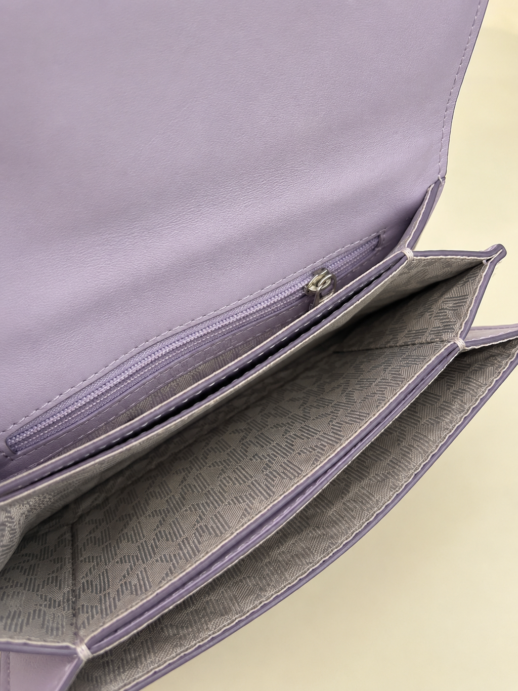 Michael Kors Sloan Flap Small Gusset Leather Crossbody in Lilac