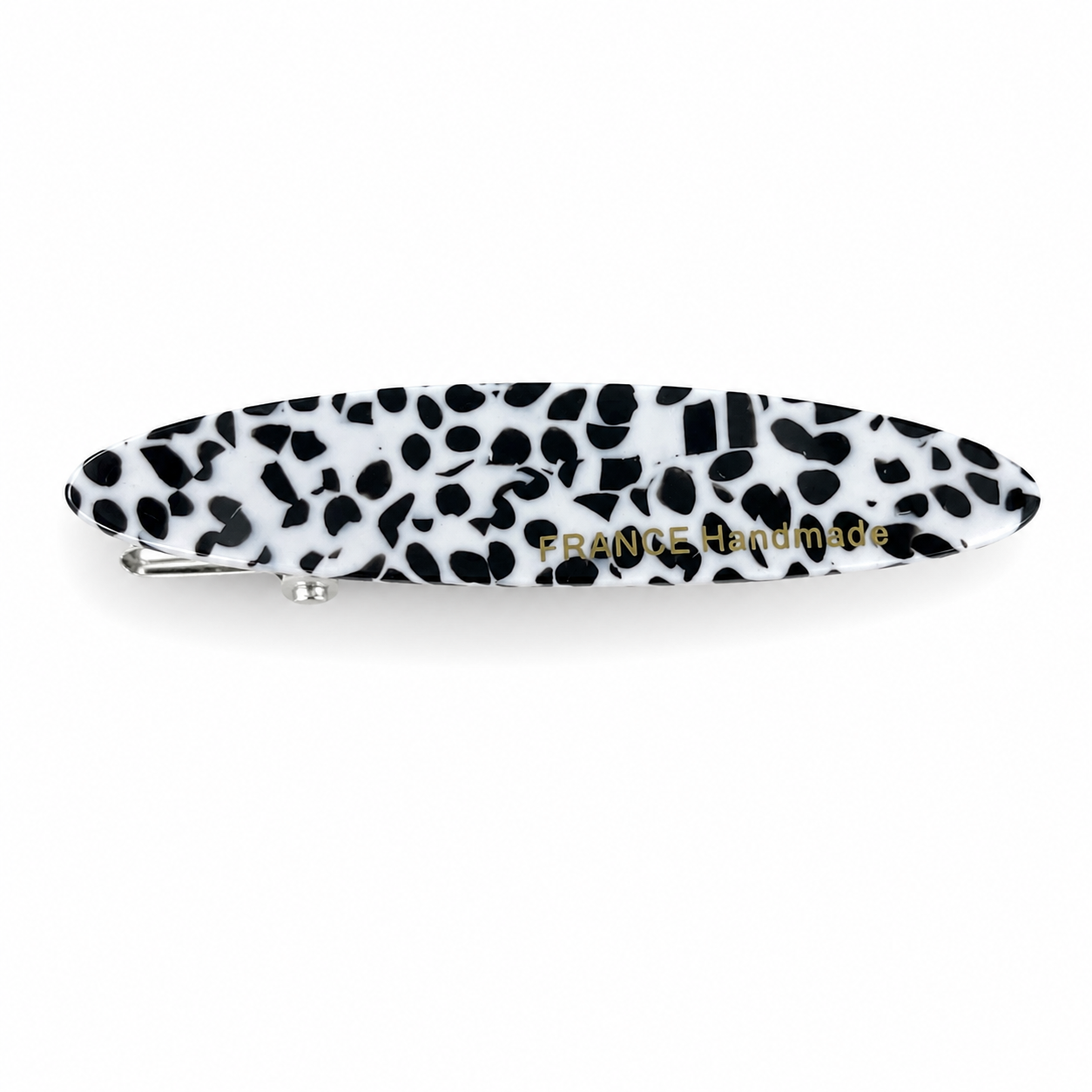 French Acetate Hollow Oval Hair Clips