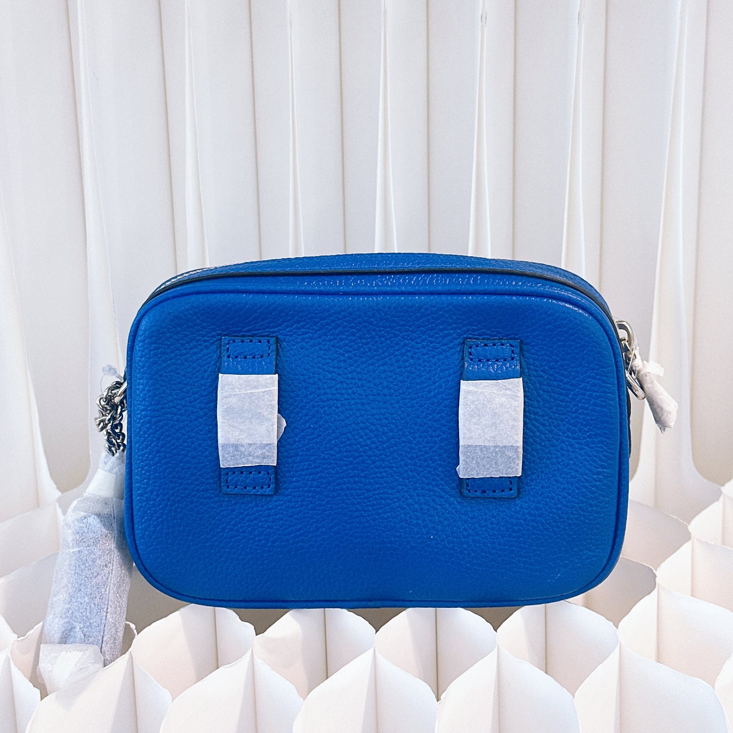 MICHAEL KORS
Pebbled Leather Convertible Belt Bag Grecian Blue