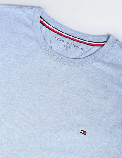 Tommy Hilfiger Cotton Short Sleeves Round Neck T-shirt Blue