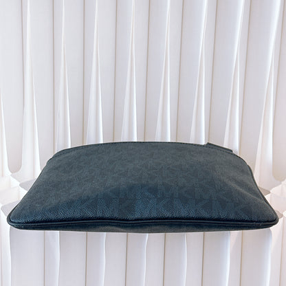 Michael Kors MK Jet Set Medium Flat Crossbody Bag NWT Blue