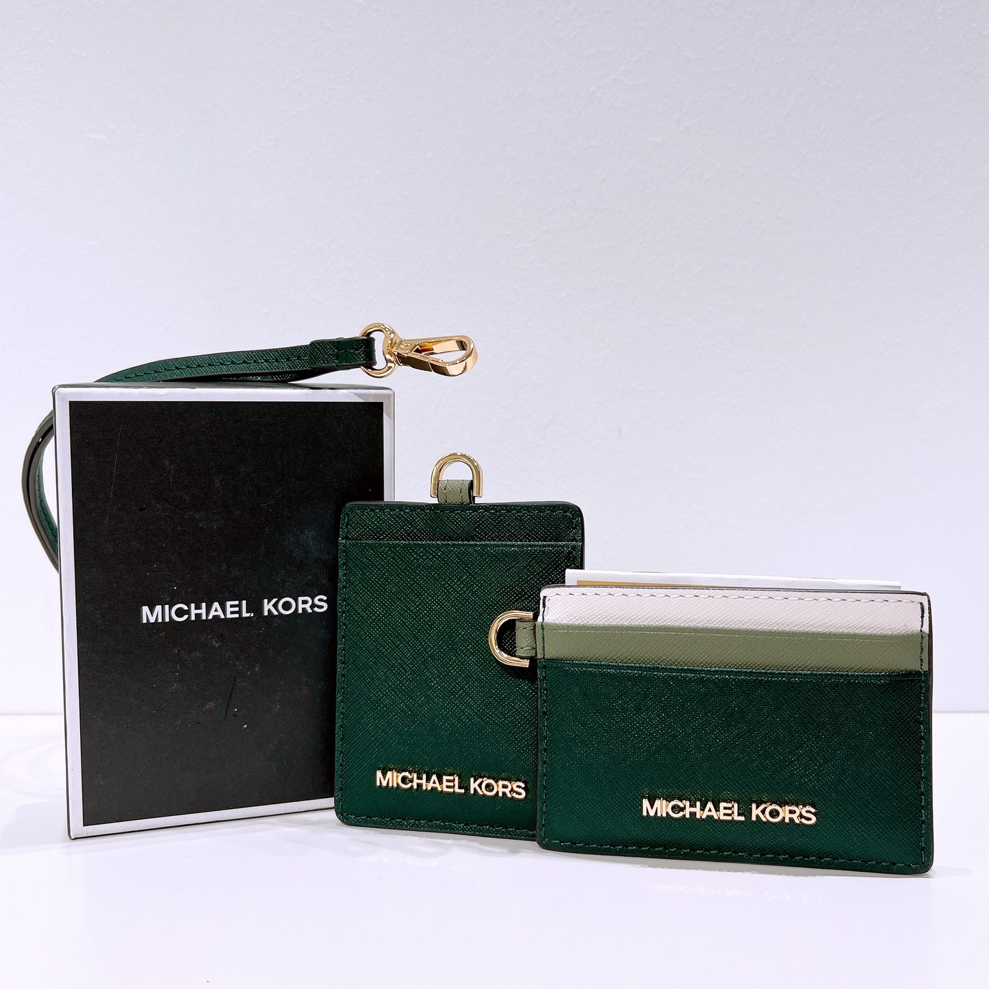 Michael Kors Jet Set Travel Lanyard with ID Case and Card Holder