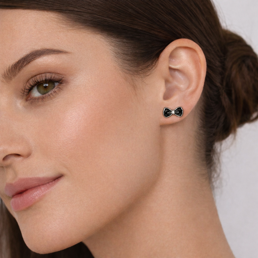 Bow earrings