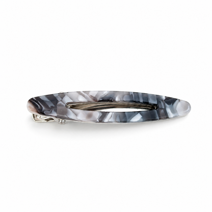 French Acetate Hollow Oval Hair Clips