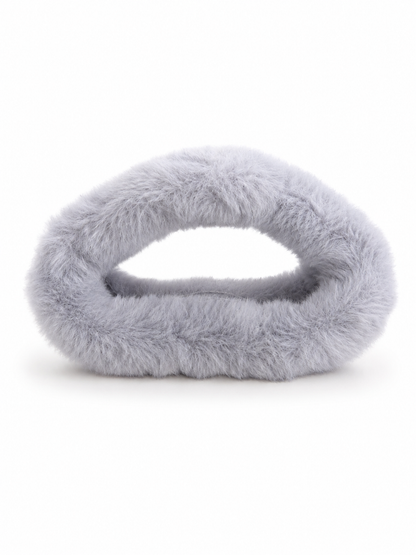 Faux Fur Plush Hair Claw Clip
