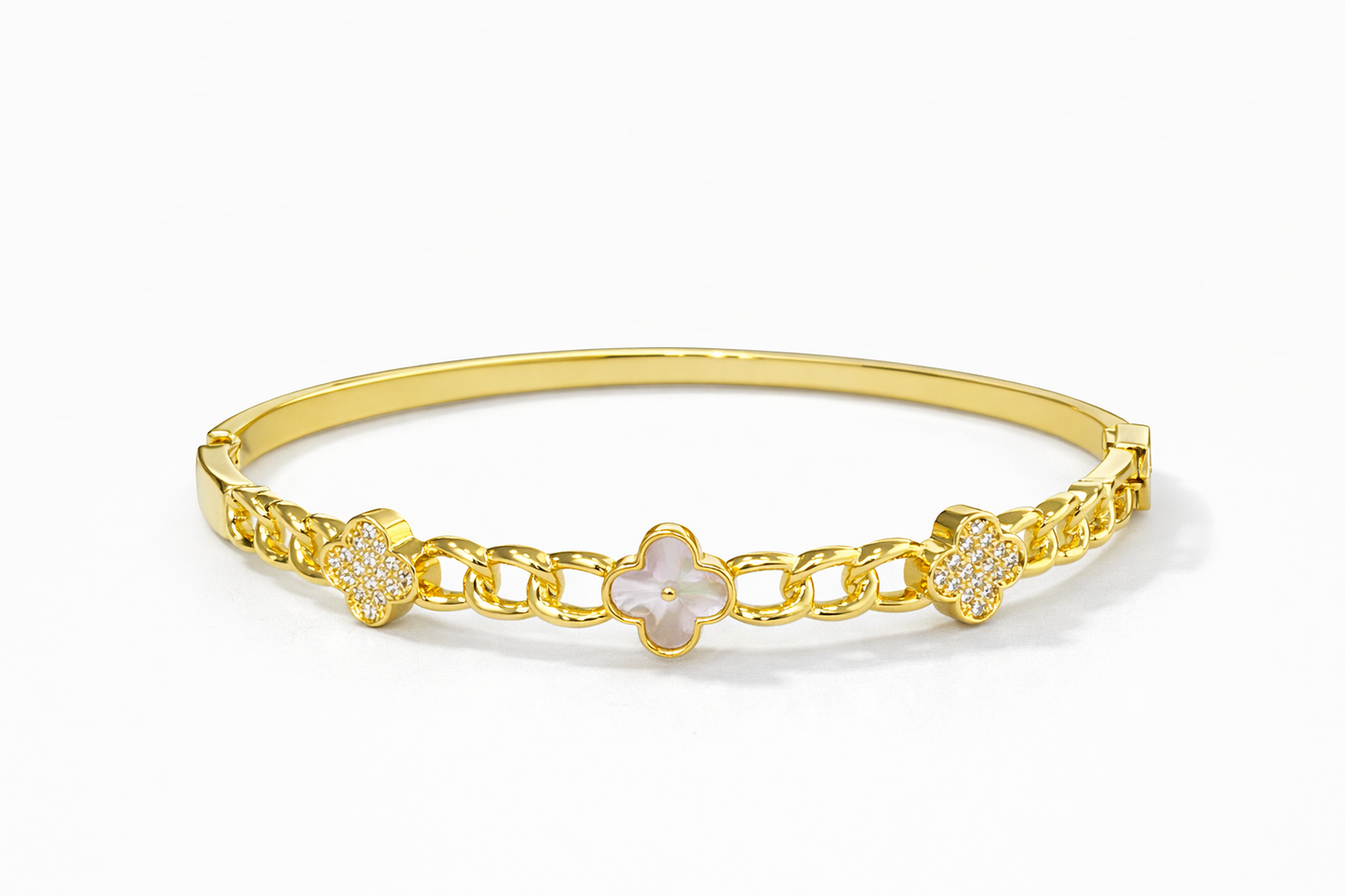 Gold Clover Bracelet