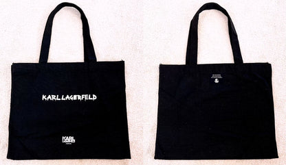 Karllagerfeld Parfums Black Canvas Tote