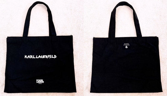 Karllagerfeld Parfums Black Canvas Tote