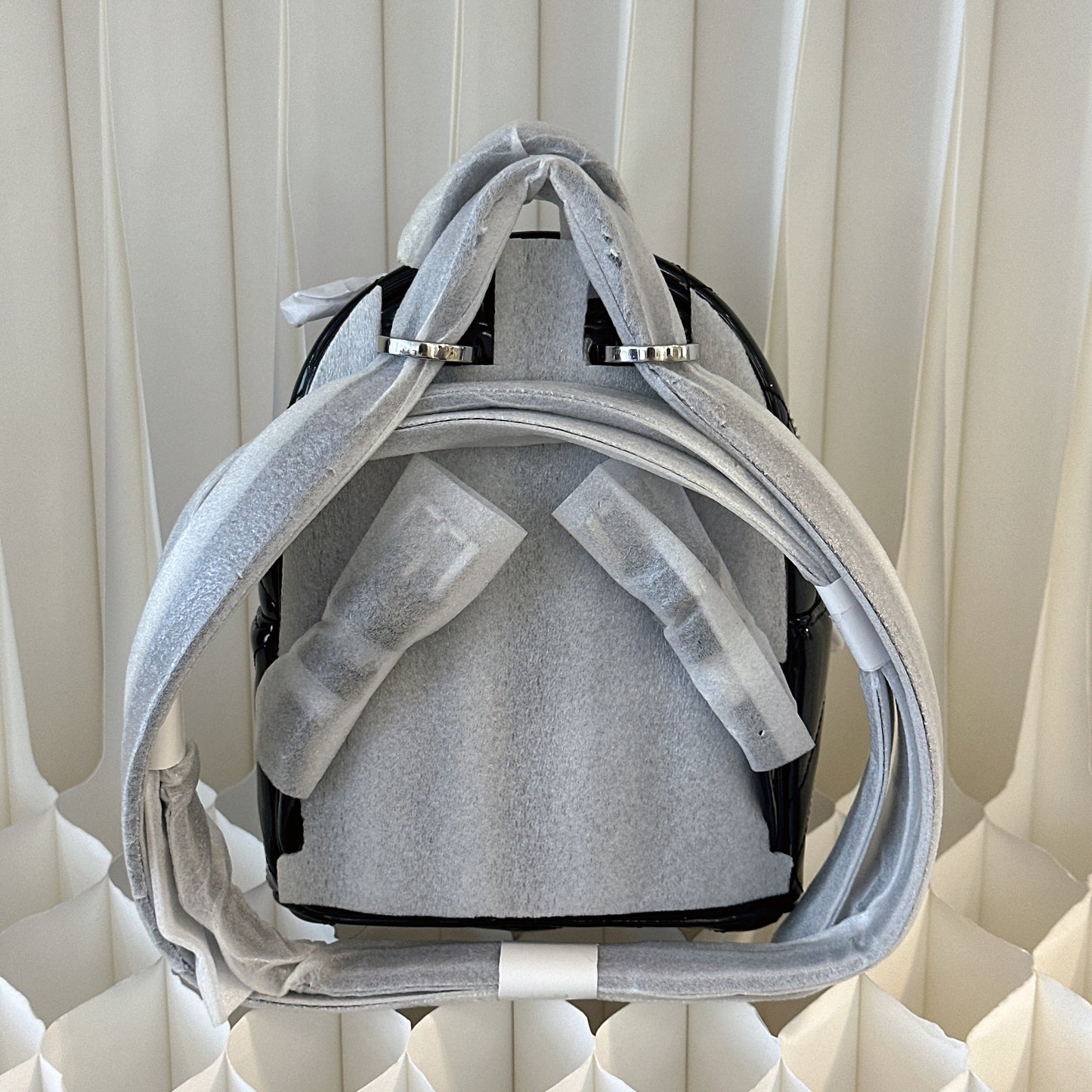 Michael Kors Mini Patent Leather Backpack Black