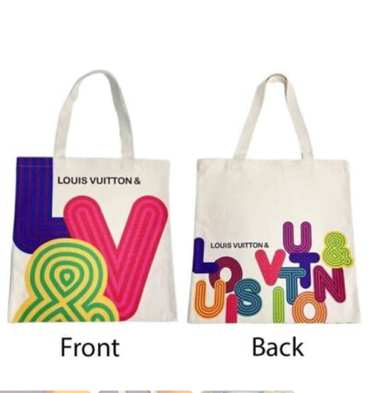 Louis Vuitton Limited Edition Exhibition Canvas Tote