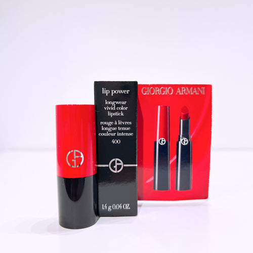 Giorgio Armani
Lip Power Vivid Colour Long Wear Lipstick  #400 1.4g