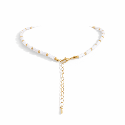 Beaded layered necklace