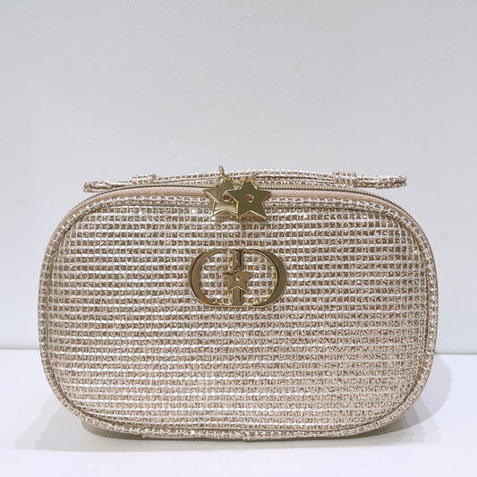 Dior Beauty Holiday 2025 Gold Makeup Pouch